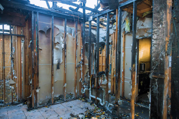 Professional Fire Damage Removal technician working in North Laurel, MD